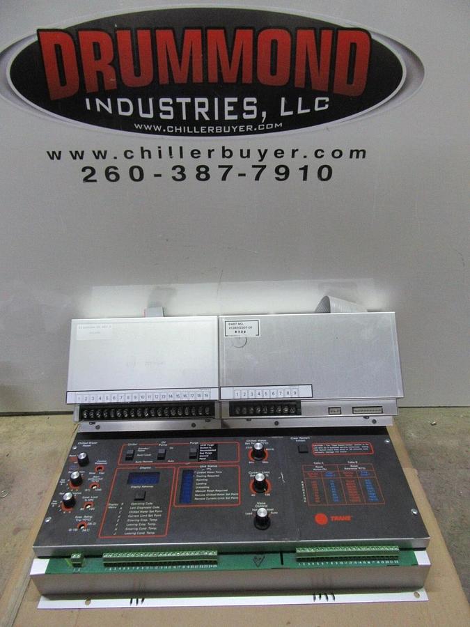 Used TRANE CHILLER CONTROL MODULE  X13650309-05 W/ X13650344-03 & X13650307-01
