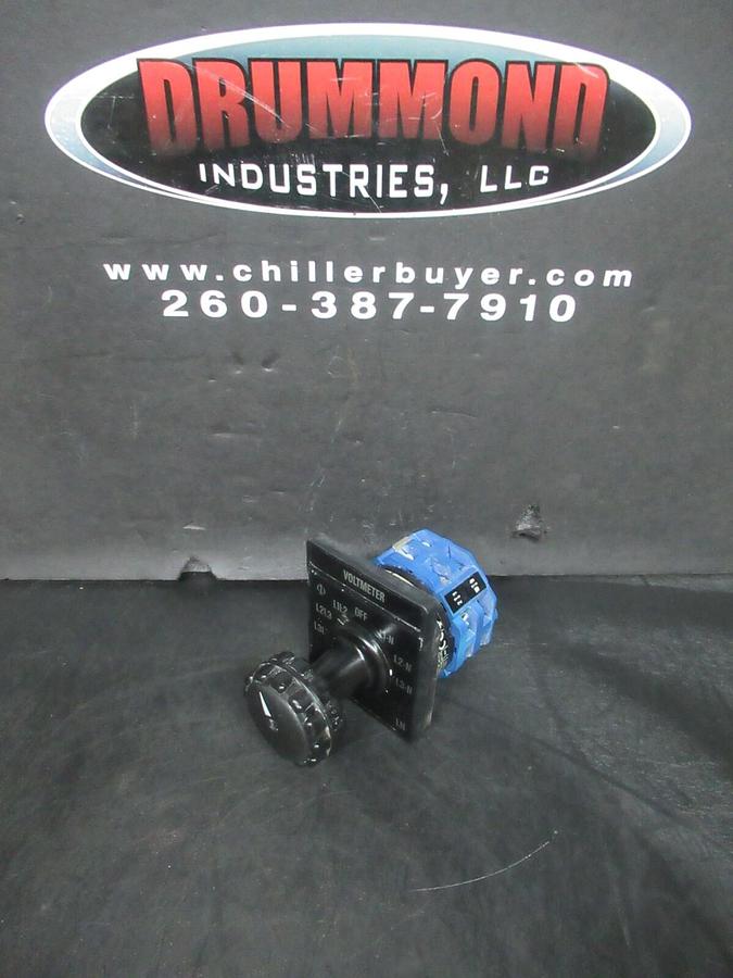Used KRAUS + NAIMER ROTARY SWITCH A11 3 PHASE 600 VAC 10 AMP 1 HP L68952/002 AM9