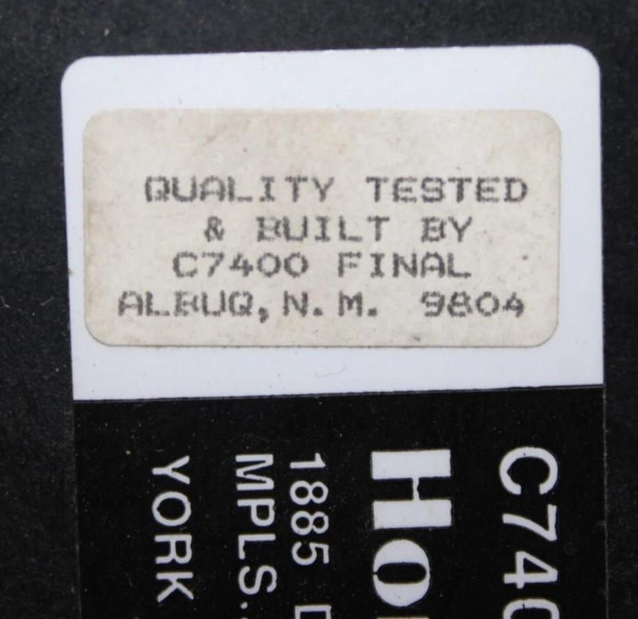 Used HONEYWELL ENTHALPY SENSOR 031-00863 C7400A1012 97-4130 **WARRANTY**