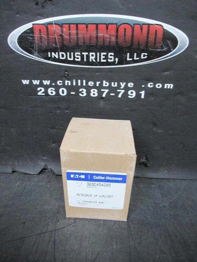 NEW SURPLUS EATON MANUAL MOTOR START 369D454G05 SINGLE POLE 1 HP 277 VAC