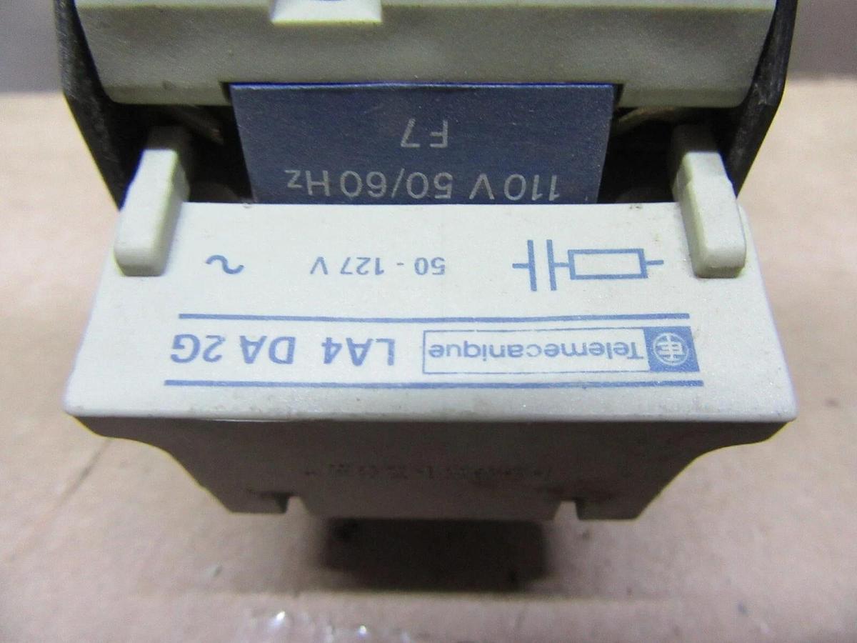 Used LOT OF 2 TELEMECANIQUE CONTACTOR LC1-D0901 600 VOLT 25 AMP 7.5 HP