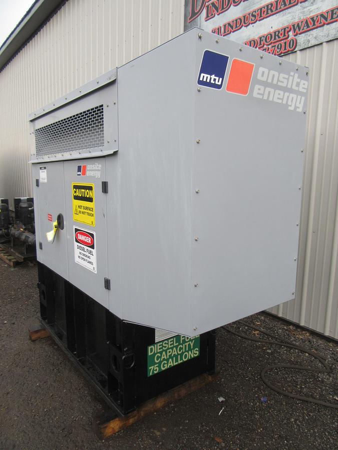 Used 20 KW DIESEL GENERATOR MTU 120/240 V 4LE1 ISUZU SOUND ENCLOSED 184 HRS  VIDEO