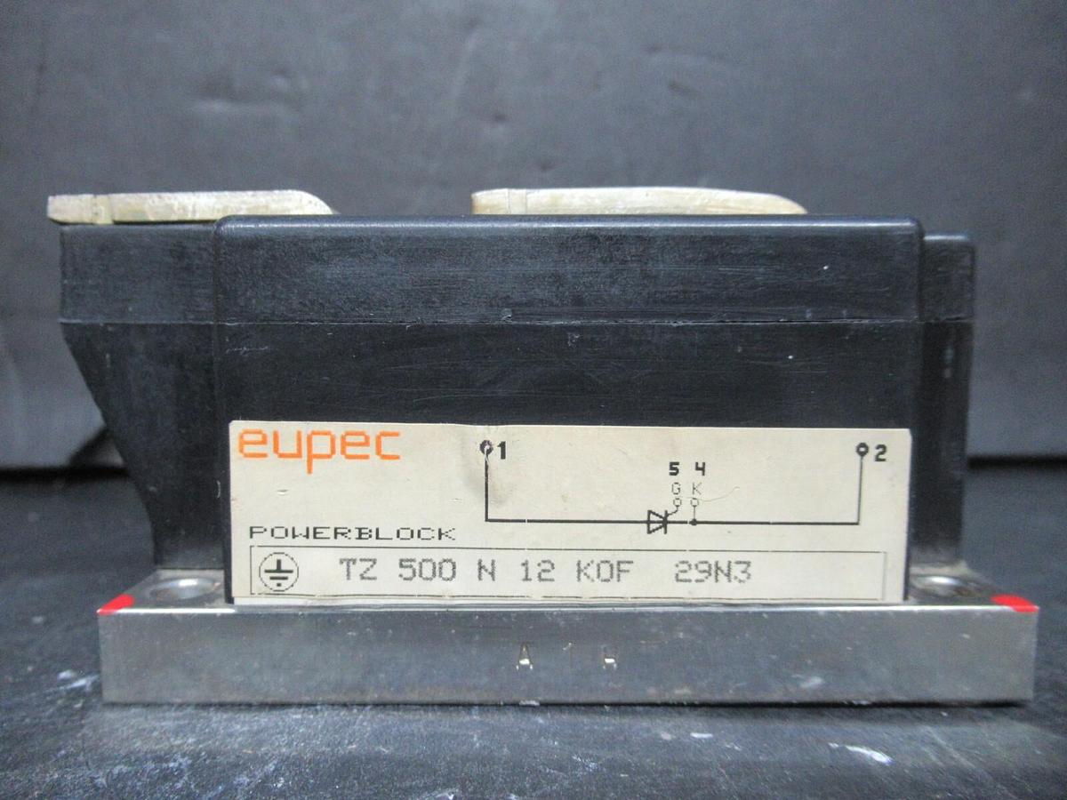 Used EUPEC POWERBLOCK IGBT POWER MODULE TZ500N12KOF-29N3 **WARRANTY INCLUDED**
