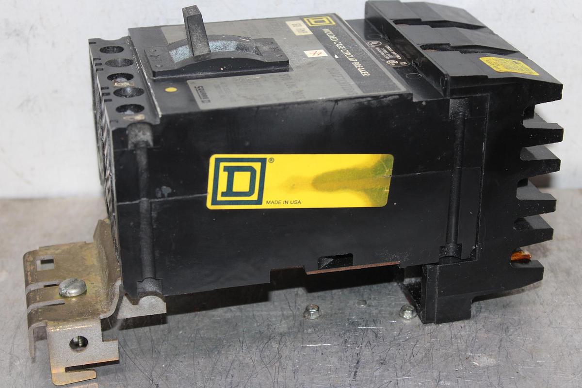 Used SQUARE D I-LINE CIRCUIT BREAKER FA36060 60 AMP 600 VOLT 3-POLE