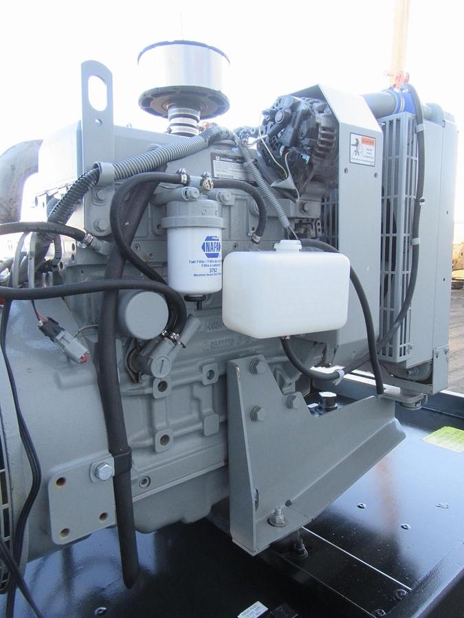 Used 30KW DIESEL GENERATOR MTU 120/240 VOLT 4024 JOHN DEERE 391 HRS SINGLE PH VIDEO