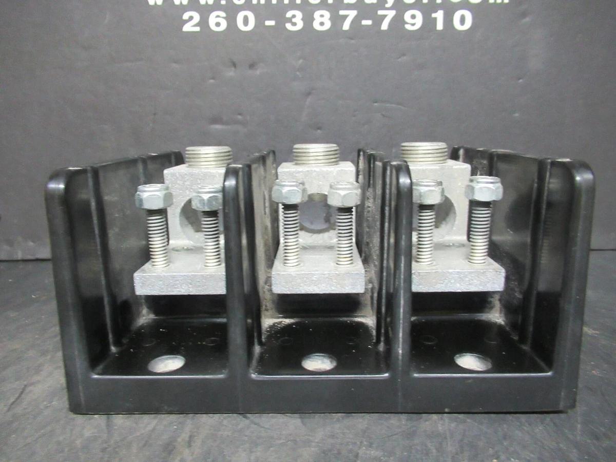 Used MARATHON DISTRIBUTION BLOCK 4443569-5 600 VAC 380 AMP **WARRANTY INCLUDED**