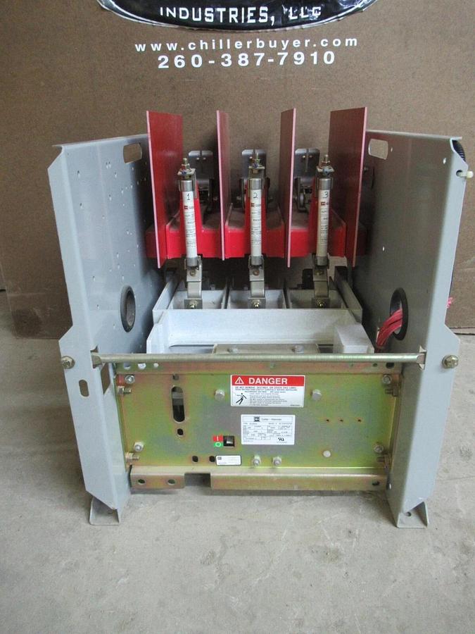 Used CUTLER-HAMMER AC CONTACTOR SL50K230 200 AMP 3-PHASE 4160 V MAX 120 CONTROL VOLT