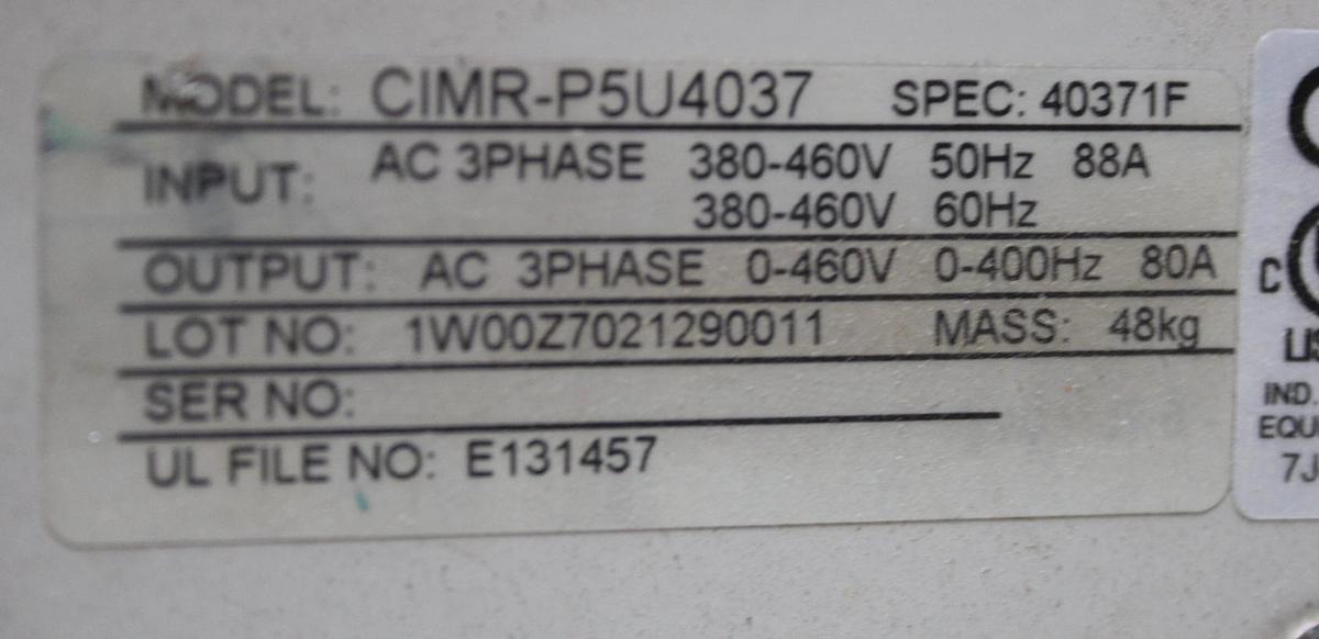 Used NIDEC DC DRIVE MP420A4 420 AMP 480 VDC 150 KW 250 HP