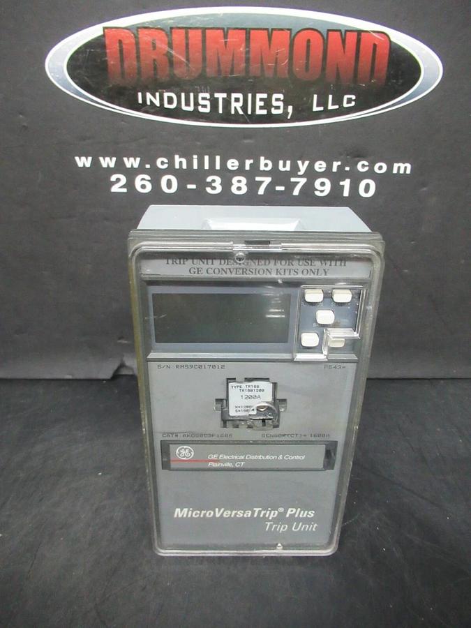Used GE MICROVERSATRIP PLUS TRIP UNIT FOR CONVERSION KIT AKO50C3F1606 1200 AMP TRIP