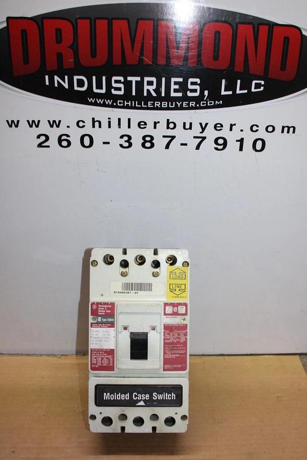 Used EATON MOLDED CASE SWITCH KDB3400KX02Y12D08 400 AMP 240 VAC 3-POLE *WARRANTY*