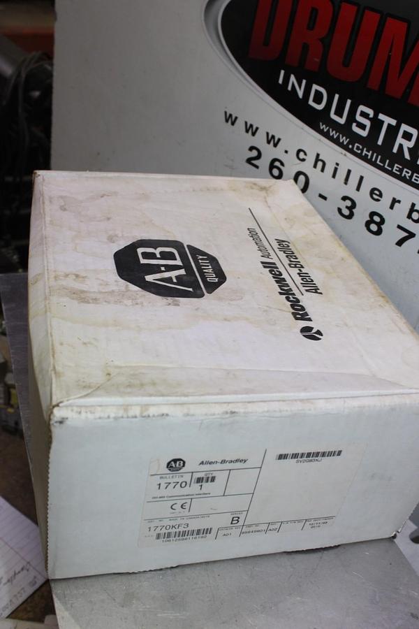 NIB ALLEN-BRADLEY DH-485 COMMUNICATION INTERFACE 1770-KF3 REV. A01 115/230V