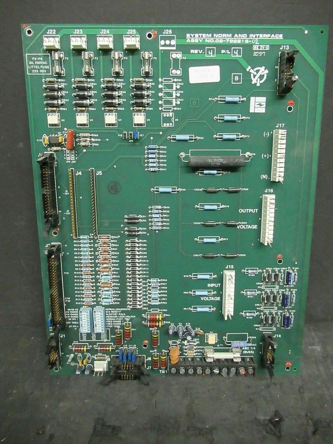 Used LIEBERT SYSTEM NORM. AND INTERFACE 02-792216-02 REV. 4 P/L 4