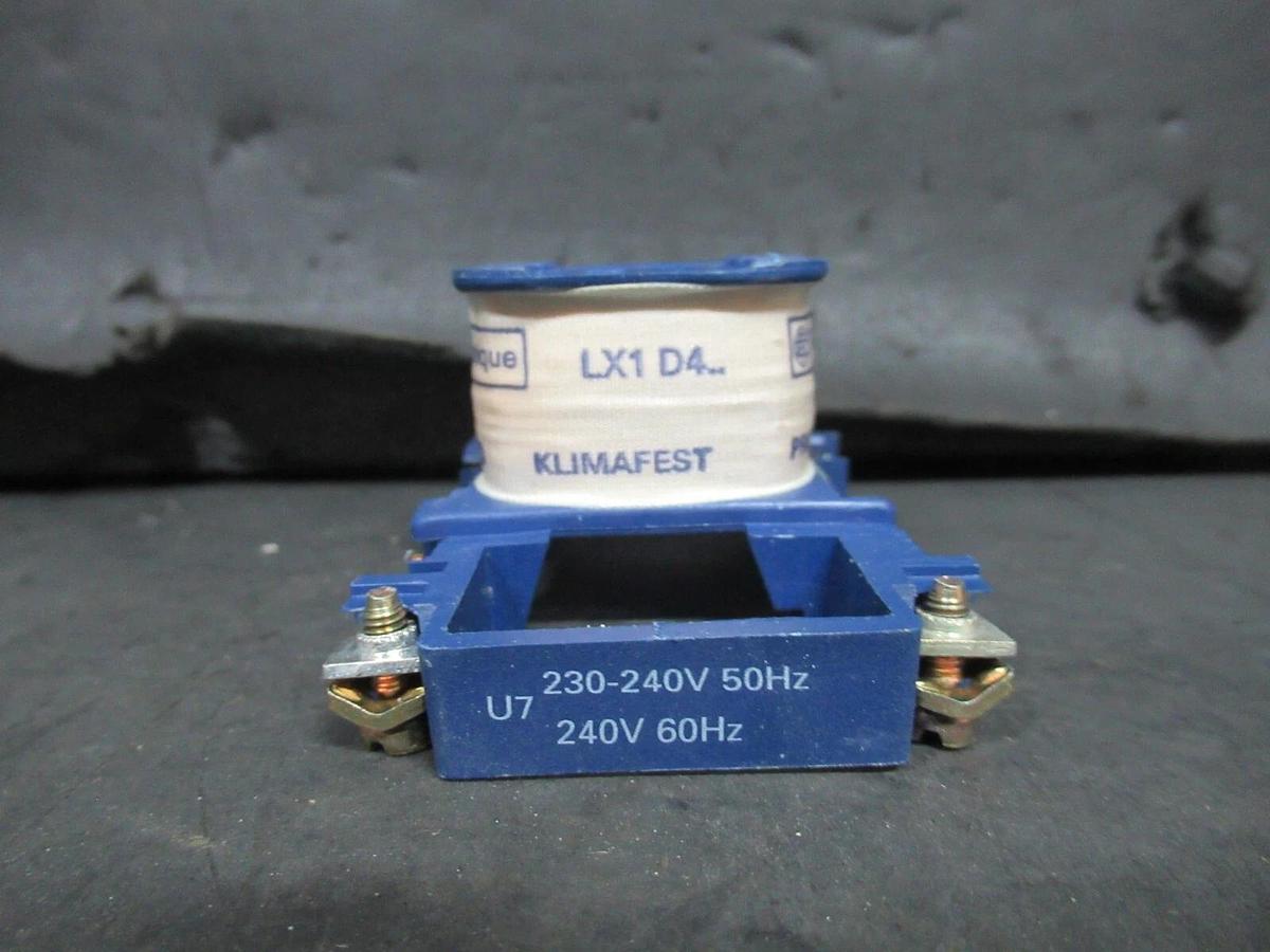 Used TELEMECANIQUE COIL LX1-D4... 240 VOLT 60 HZ **WARRANTY INCLUDED**