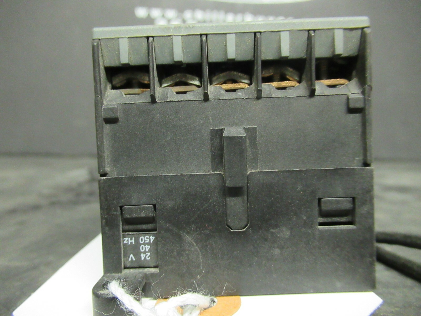 Used 16 AMP ABB STARTER B7-30-10 600 VAC 5 HP COIL: 24 VAC W/ T7DU OVERLOADS 1.6-2.4A