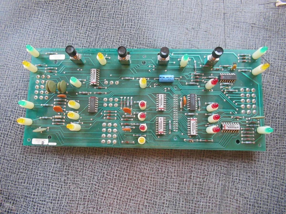 Used EXIDE ELECTRONICS CIRCUIT BOARD 101072384 REV D **WARRANTY INCLUDED**