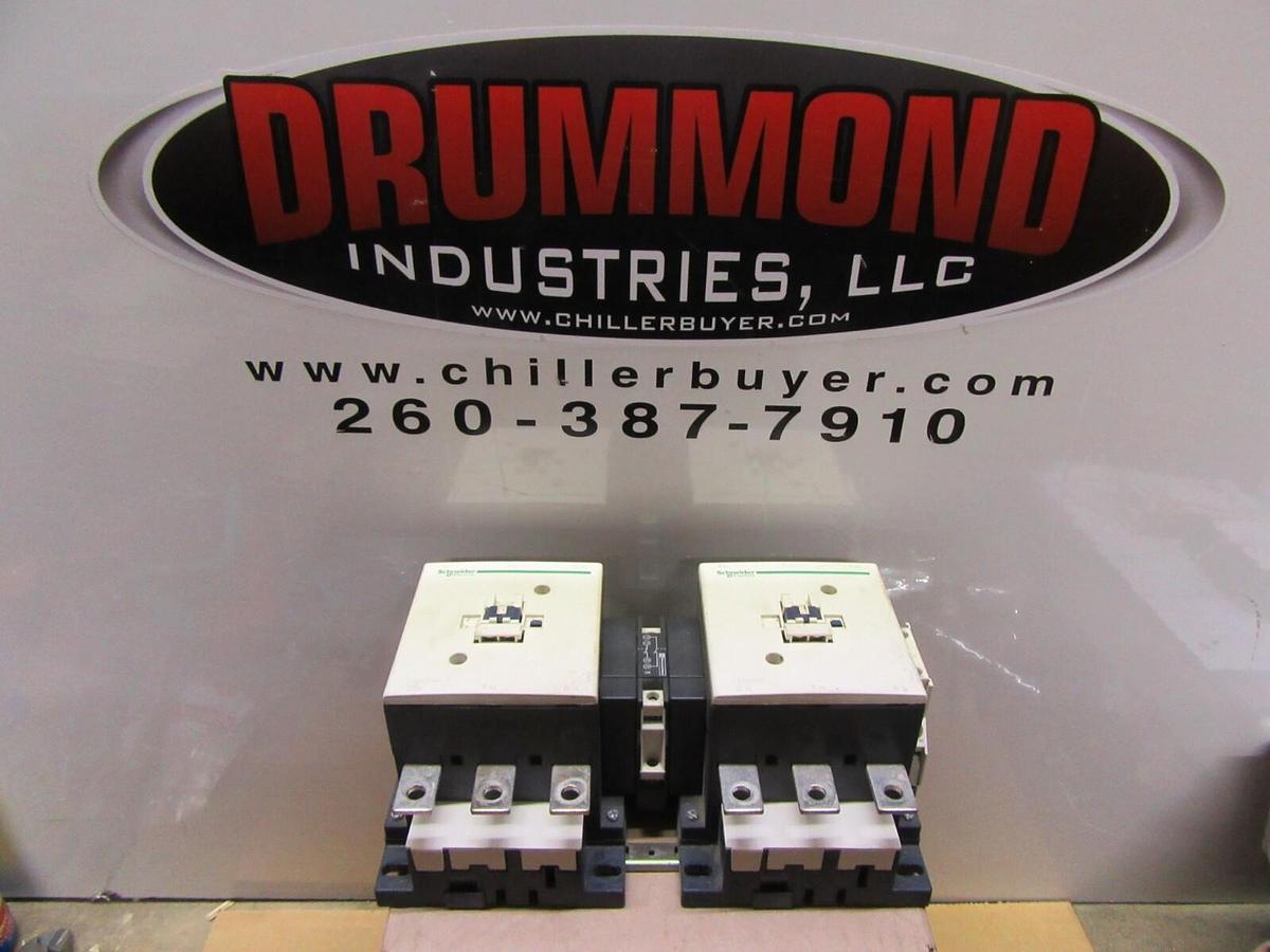 Used SCHNEIDER REVERSING CONTACTOR LC1D150 160 AMP 600 VAC 3-PHASE 125 HP