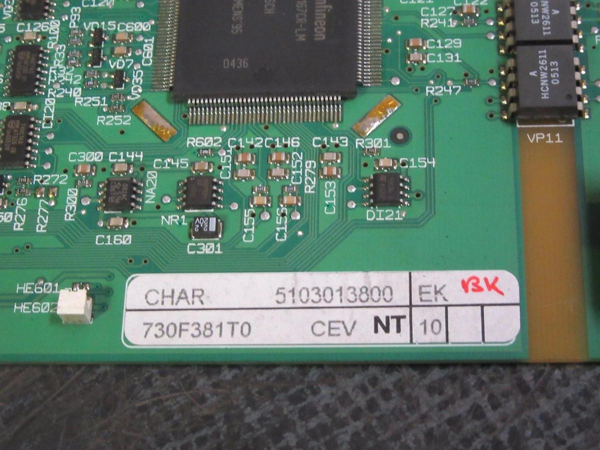 Used MGE UPS SYSTEMS CIRCUIT BOARD CHAR 5103013800 CHAR5103013800