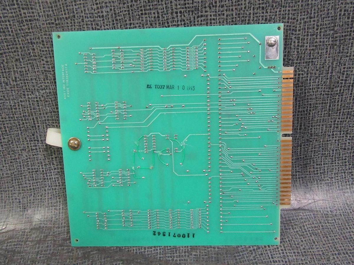 Used EXIDE INV INTERFACE CARD CIRCUIT BOARD A5A1 // 101072430 REV D //118302417 REV A