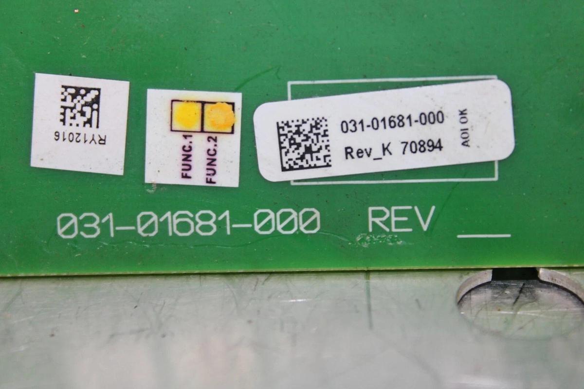 Used YORK VFD GATE CONTROL CIRCUIT BOARD 031-01681-000 REV. K **WARRANTY INCLUDED**