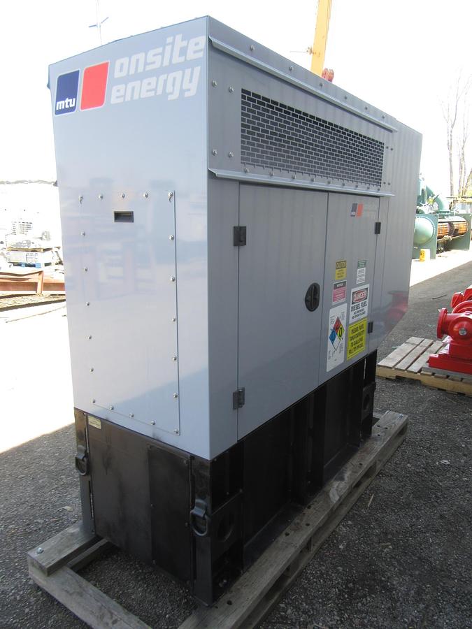 Used 20 KW DIESEL GENERATOR MTU 120/240 V 4LE1 ISUZU SOUND ENCLOSED 164 HRS  VIDEO