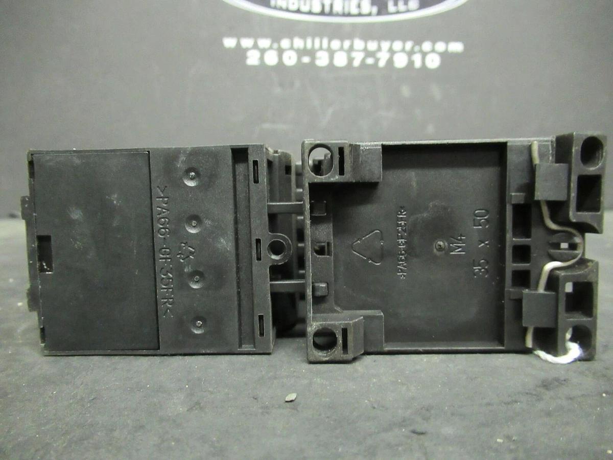 Used SIEMENS STARTER 3RU1116-1DB80 / 3RT1015-1AK81 600 VAC 16 AMP 5 HP