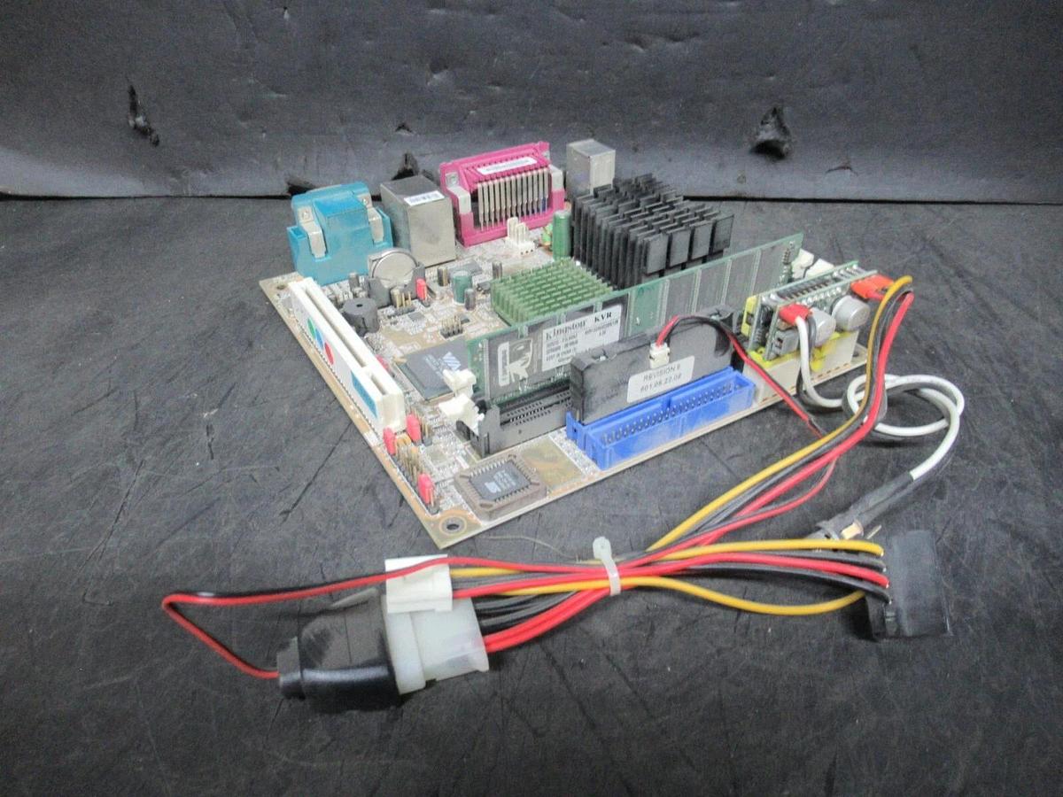 Used VIA TECHNOLOGIES MOTHERBOARD EPIA-5000AG REV. E 13H016100 **WARRANTY**