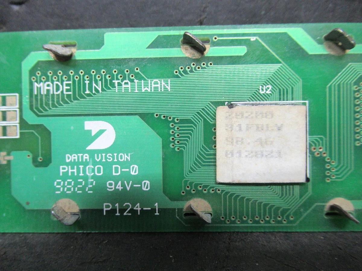 Used DATA VISION PHICO LCD DISPLAY BOARD 20200 31FBLY 012823 **WARRANTY INCLUDED**