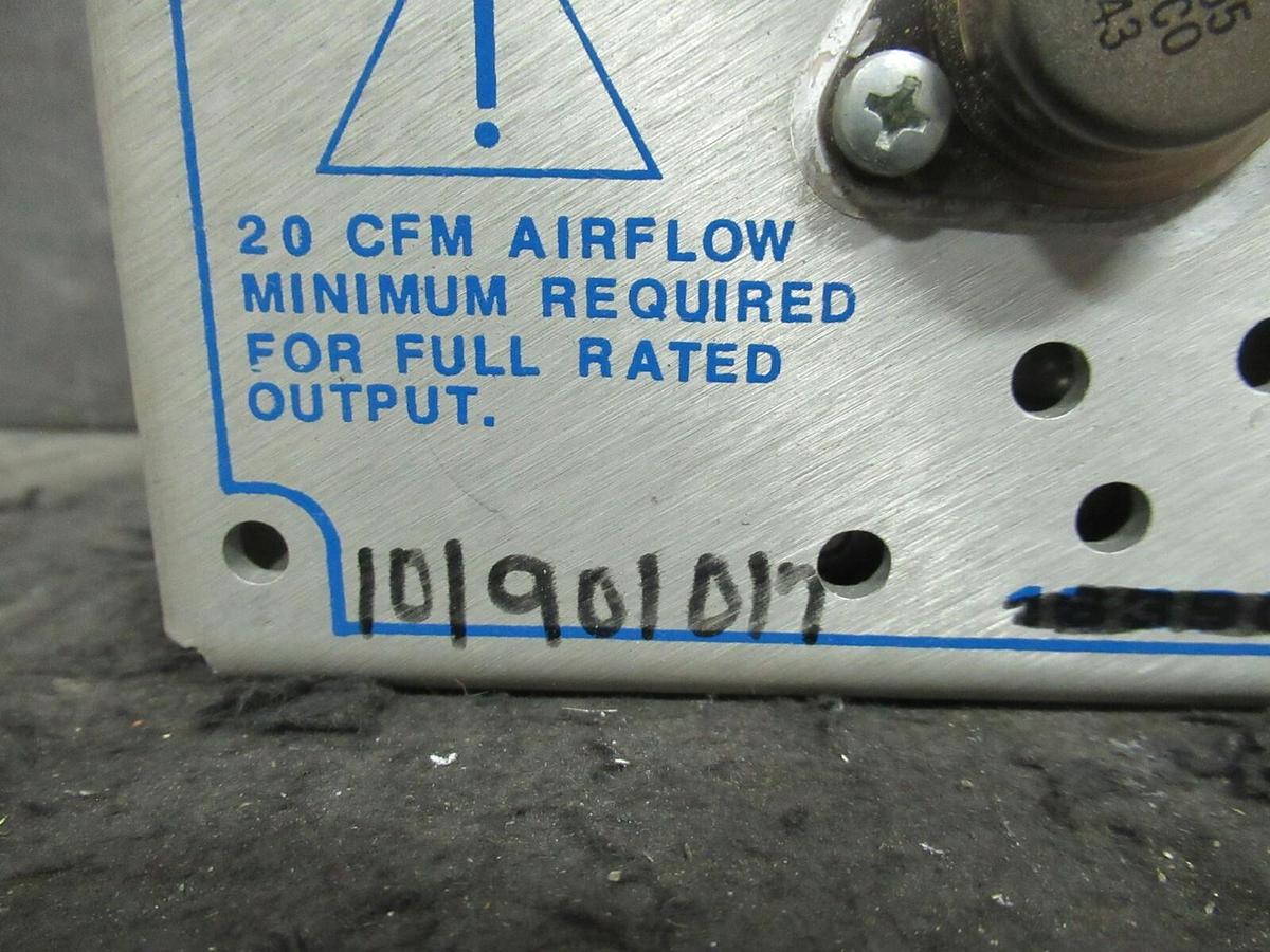 Used CONDOR DC POWER SUPPLY CP1202 IN 100/120/215/230-240 VAC OUT 20 VDC / 4 AMP