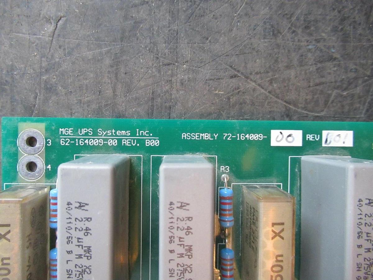 Used MGE UPS CIRCUIT BOARD 62-164006-01 REV B00 **WARRANTY INCLUDED**
