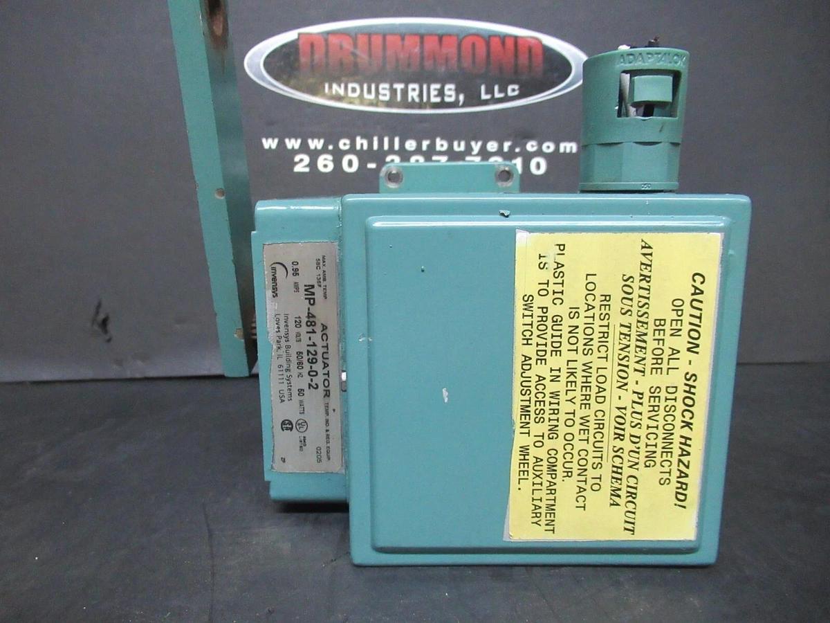 Used INVENSYS ACTUATOR MP-481-129-0-2 120 VAC 0.95 AMP 50 WATT **WARRANTY INCLUDED**