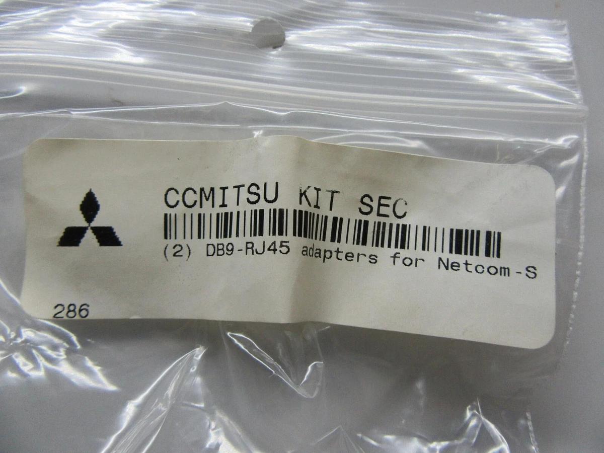 (2) MITUBISHI CCMITSU KIT D89-RJ45 ADAPTER FOR NETCOM-S
