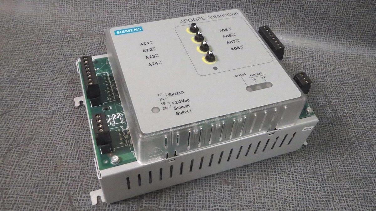Used SIEMENS APOGEE ANALOG POINT EXPANSION 4AI, 4AO, HOA EQUIPPED MODEL: 549-215