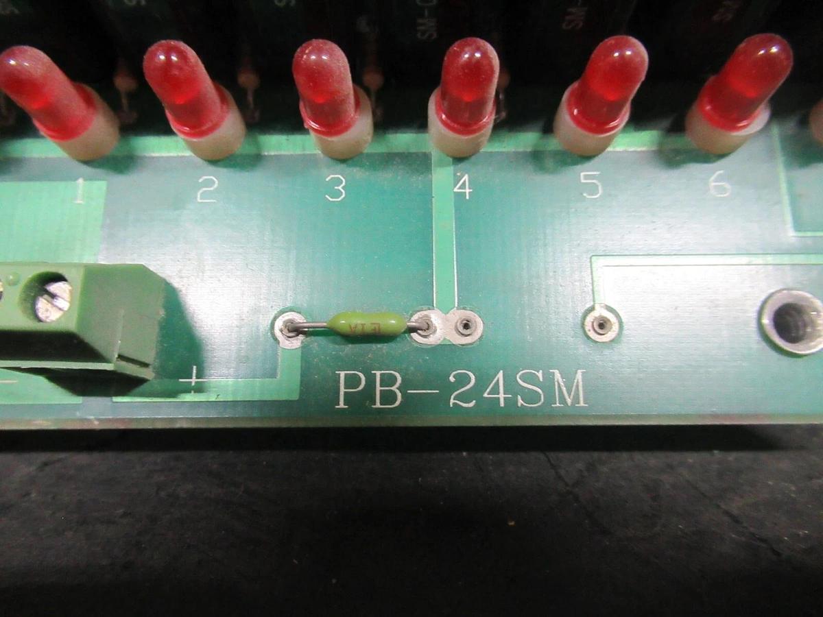 Used CROUZET DIGITAL I/O RELAR CIRCUIT BOARD PB-24SM **WARRANTY INCLUDED**