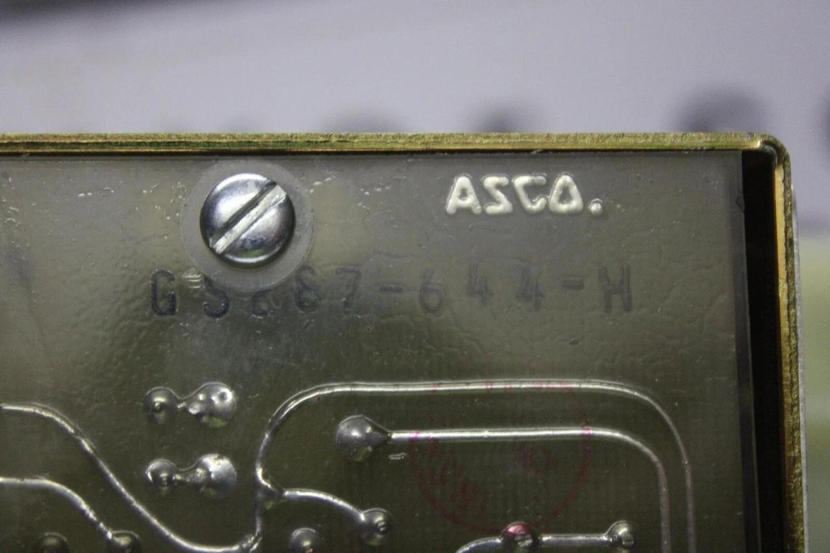 Used ASCO 3-PHASE UNDERVOLTAGE MONITOR 214A293FAA 225 VOLT 1-SECOND DELAY