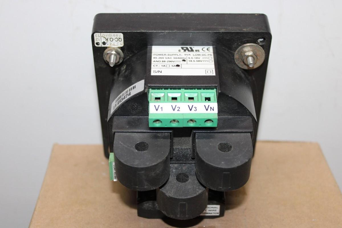 Used ADVANCED POWER TECHNOLOGIES DISPLAY APN-1372-02 9VA 265VAC LOAD VOLTAGE MONITOR