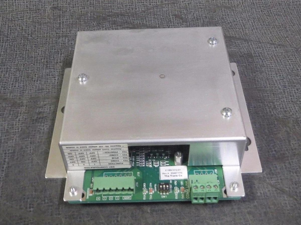 Used TRANE CHILLER CONTROL PLC MODULE  MODEL/REVISION: X13651012-01 REV A
