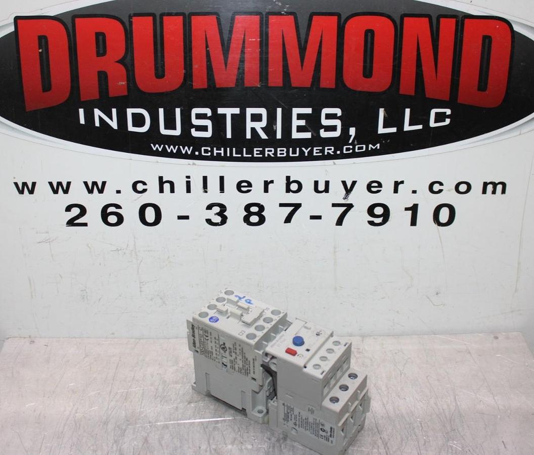 Used ALLEN BRADLEY STARTER 100-C23*10 30 AMP 600 VAC 3-POLE 15 HP W/ 193-EECB