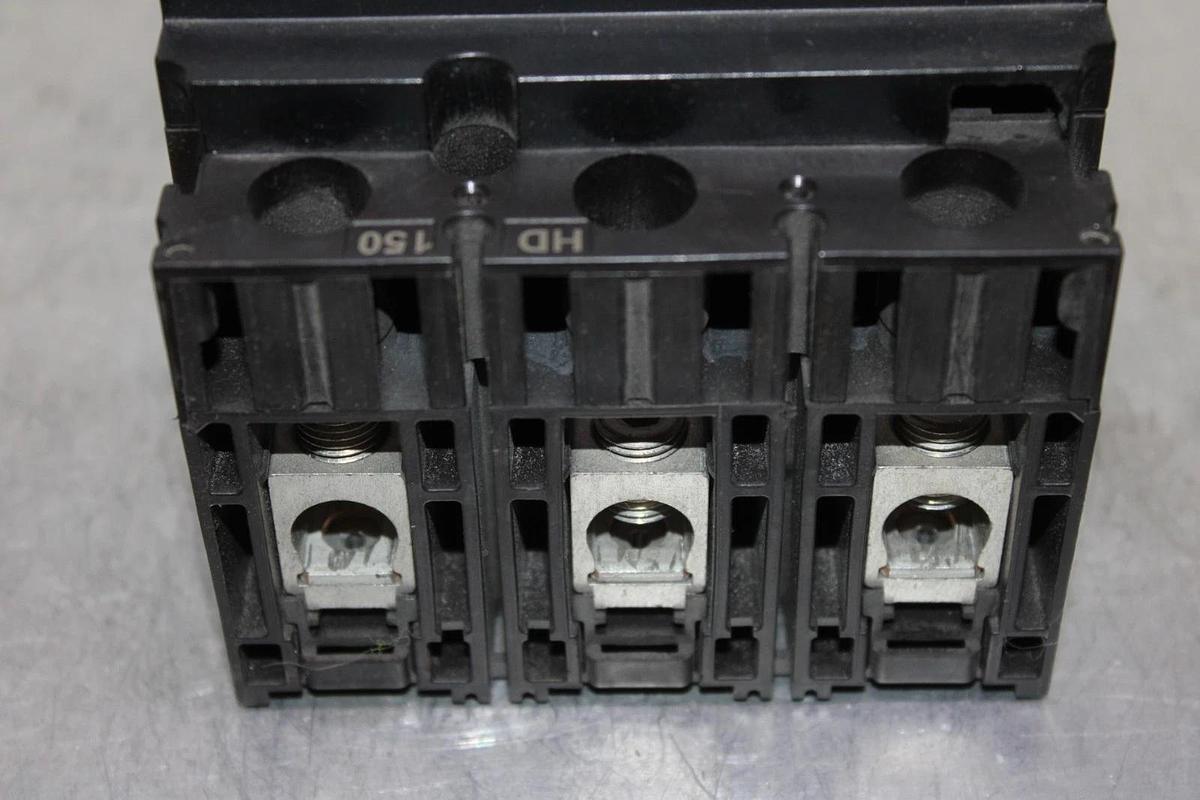 Used SQUARE D POWERPACT CIRCUIT BREAKER HDL36100SA 100 AMP 600 VAC 3-POLE HD-150