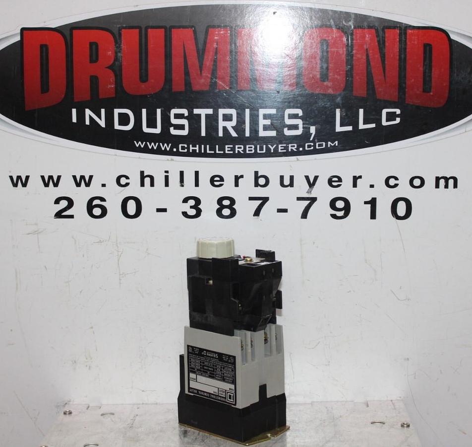 Used SQUARE D INDUSTRIAL CONTROL RELAY 8501-X0-40-9714 W/ TIMING RELAY 8501-XTE1