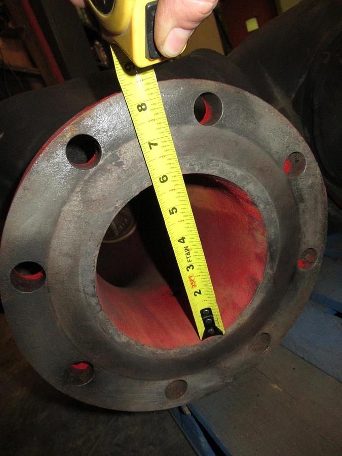 Used ARMSTRONG INSULATED SUCTION GUIDE 516-889 6" INLET 8" OUTLET W/ CM223T MOTOR