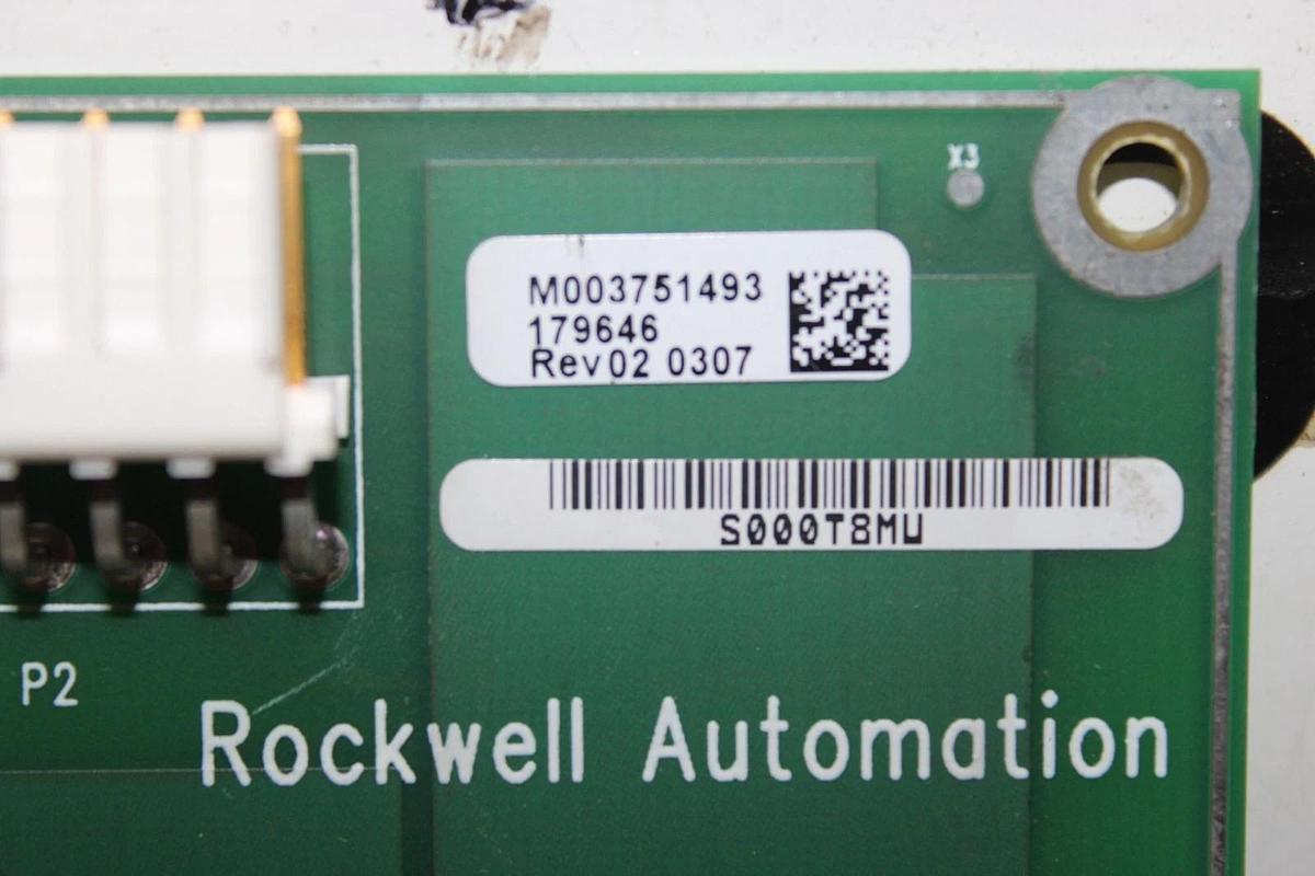 Used ROCKWELL LIQUIFLO VFD LINE SYNC BOARD 179646 REV. 02 M003751493