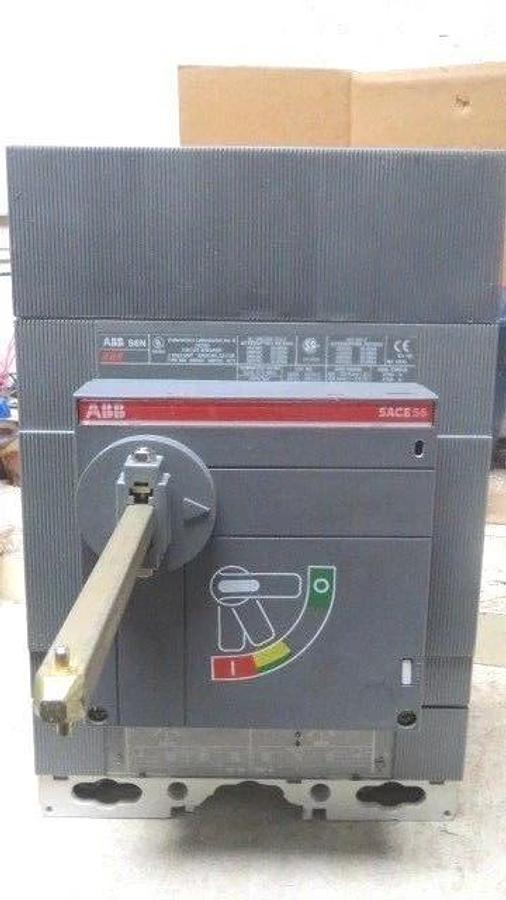 ABB S6N BREAKER 600 AMP 600 VAC 500 VDC 2 POLE WITH 600 AMP TRIP **WARRANTY!**