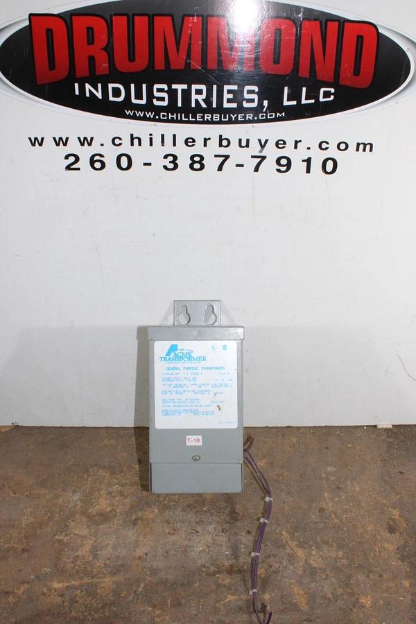 Used ACME SINGLE PHASE TRANSFORMER T-2-53008-S 0.5 KVA PRI: 240X480V SEC: 120/240V