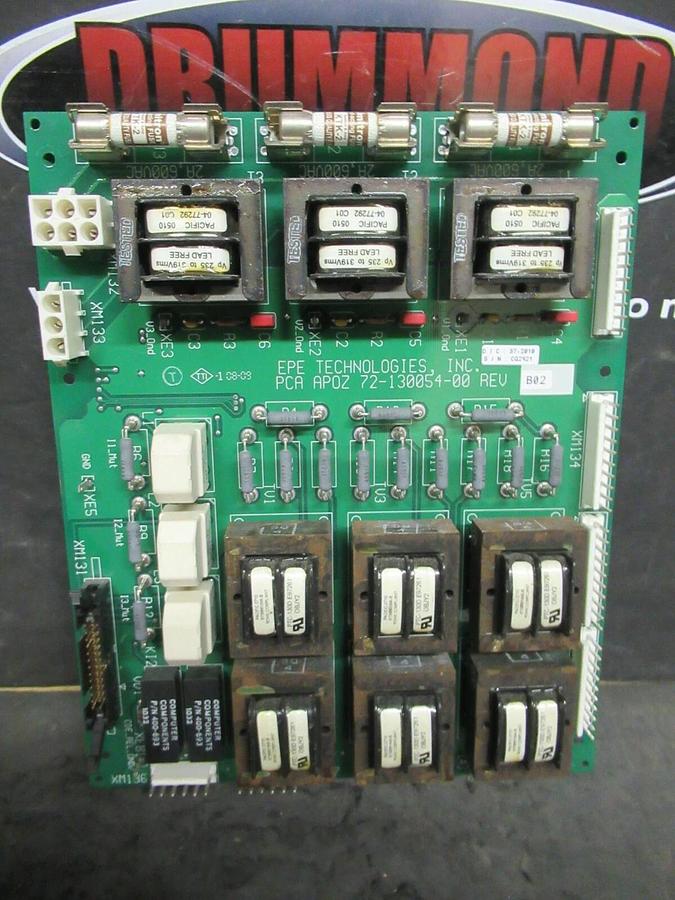 Used EPE TECHNOLOGIES PCA APOZ 72-130054-00 REV B02 CIRCUIT BOARD 62-130054-00 REV A