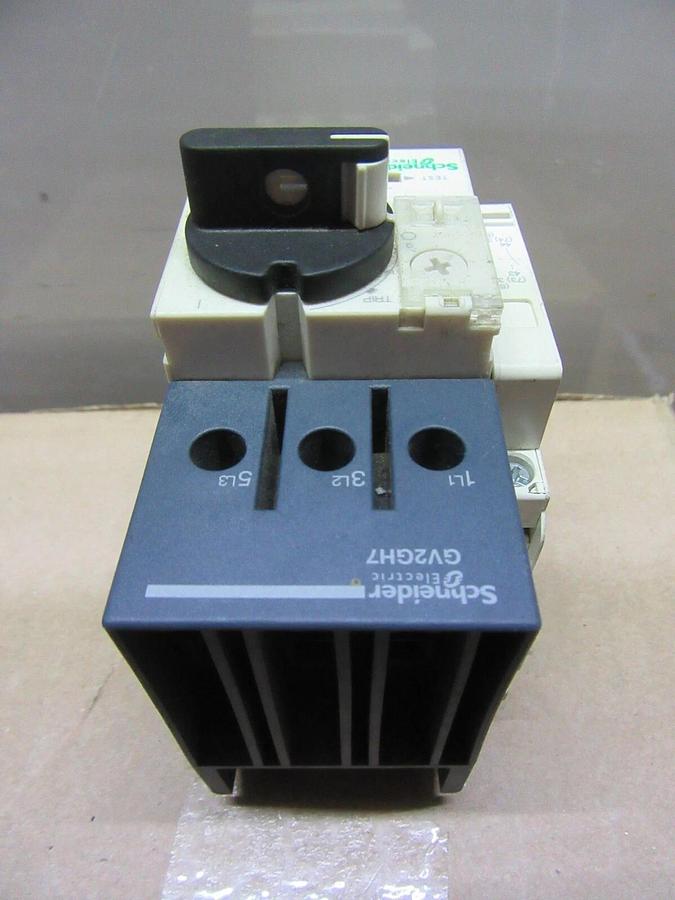 Used SCHNEIDER MANUAL MOTOR STARTER GV2-P16 600 VAC 10 HP 14 AMP 3-PHASE