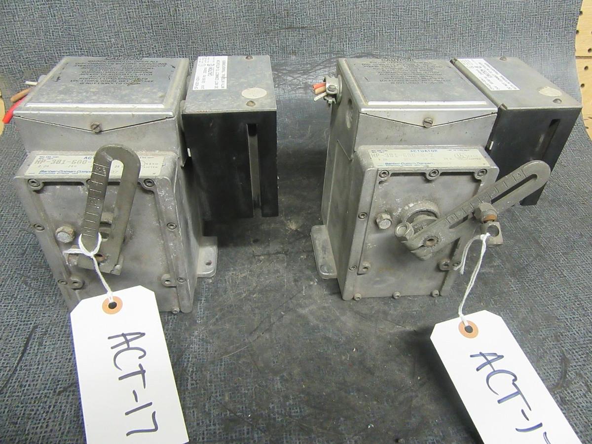 Used BARBER COLMAN MP-381-600-0-2 ACTUATOR 24V 2.2A 28W W/ CP-8301-024-1 DRIVE