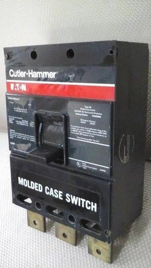Used CUTLER HAMMER MOLDED CASE SWITCH LN360600A 600 AMP 600 VAC 3-POLE *WARRANTY*