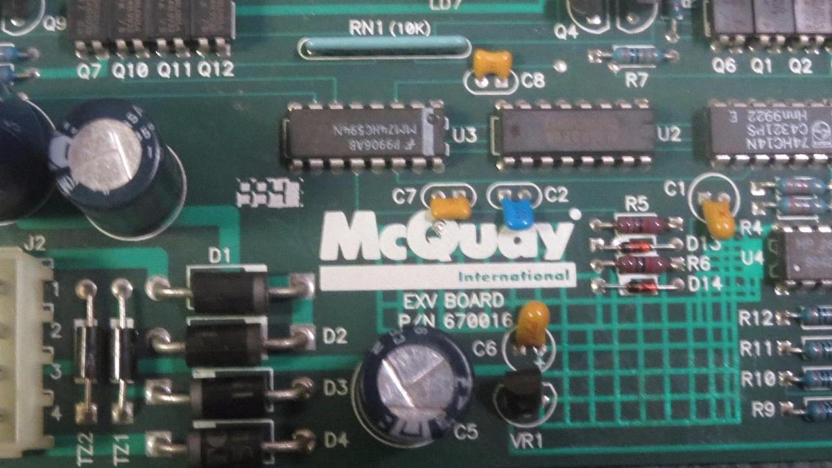 Used (1) MCQUAY EXV CIRCUIT BOARD MODEL: 670016 **WARRANTY INCLUDED**