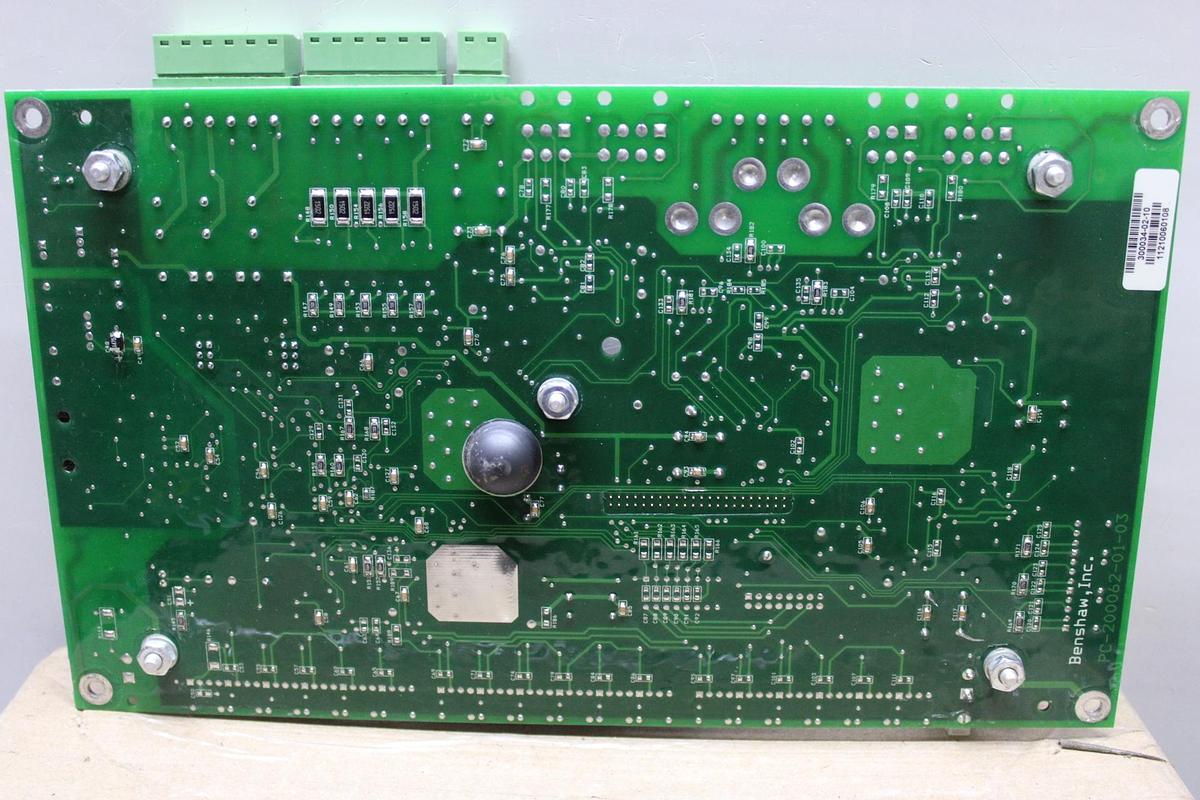 Used BENSHAW SOFT START CIRCUIT BOARD BIPC-400102-01-04 TOP BOARD ONLY