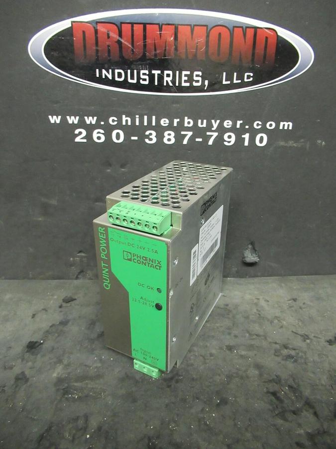 Used PHOENIX CONTACT QUINT-PS-100-240AC QUINT POWER POWER SUPPLY 24 VDC 100-240 VAC